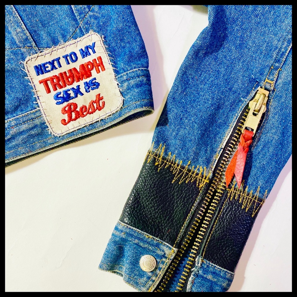 “BORN TO BE BAD” Punk Jacket - Picture 8 of 9